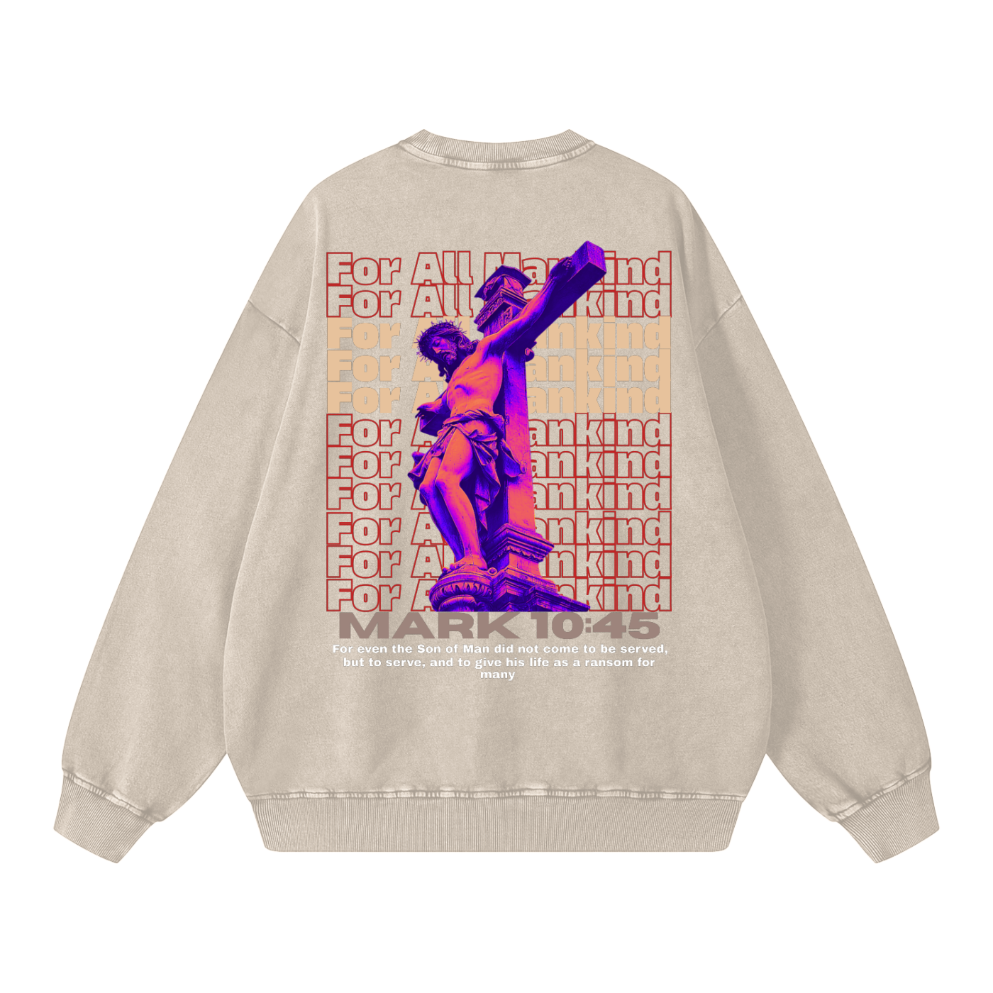 Mark 10:45 | Oversized Sweatshirt