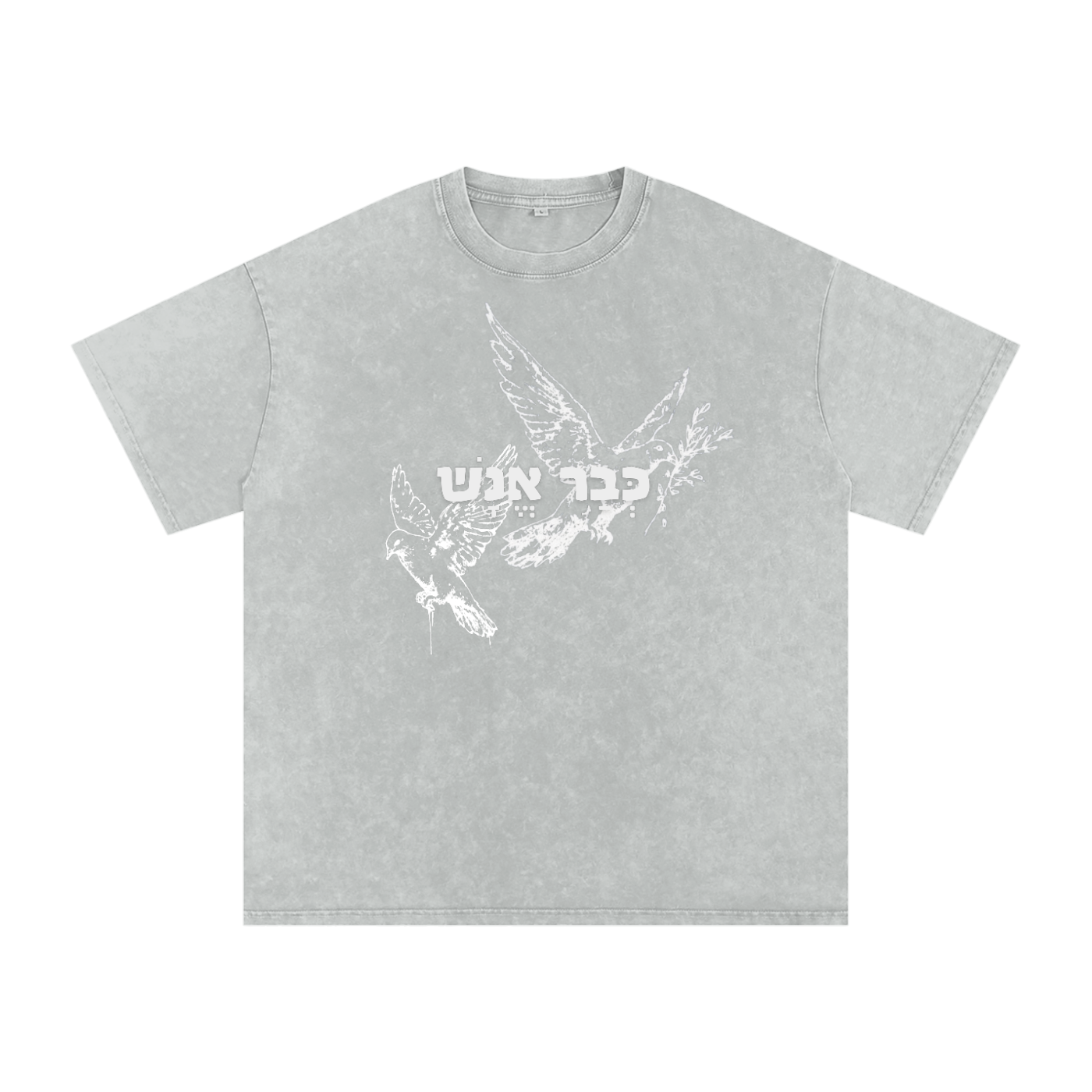 Bar Enash (Hb) | Snow Washed Oversized T-Shirt